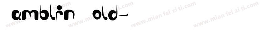Hamblin Bold字体转换